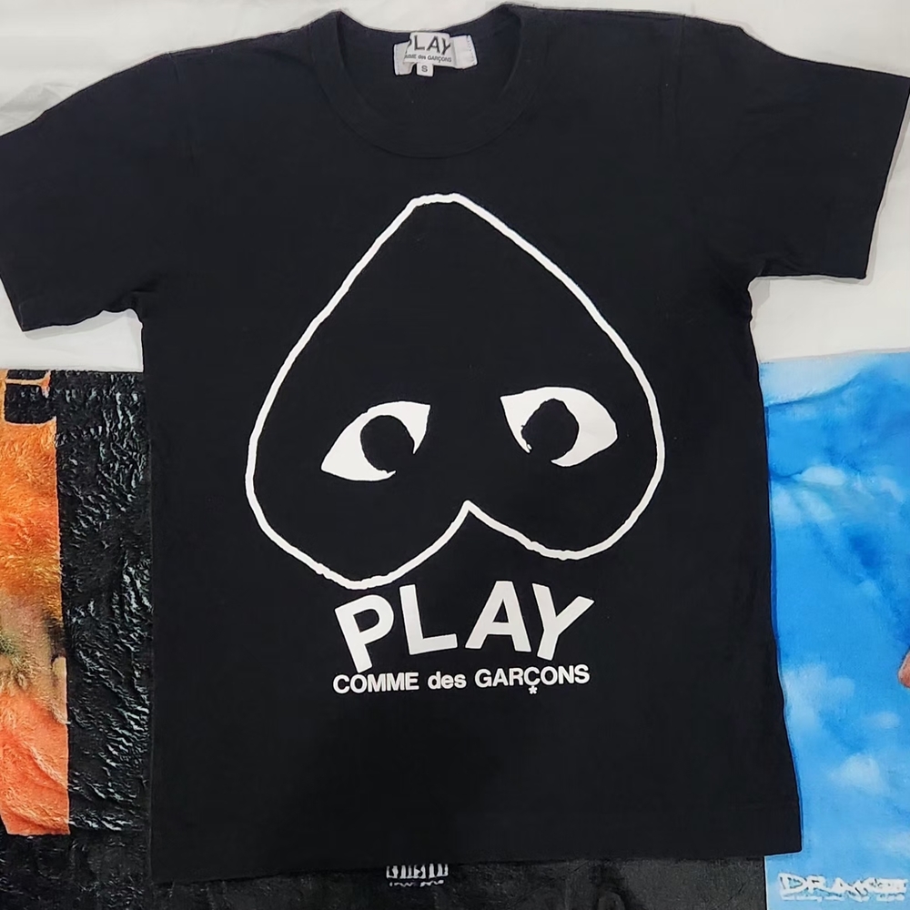 Comme des Garcons PLAY Black Short Sleeve Tee